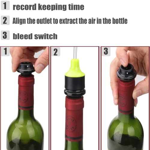 Vacuum Bottle Stoppers Hose with accessories,Compatible with