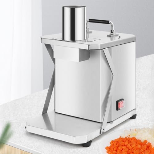 Electric Commercial Vegetable Cutter, 100W, Stainless Steel