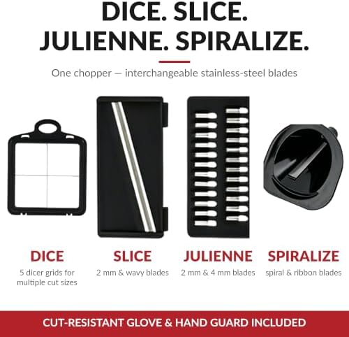 25-in-1 Vegetable Chopper with Drain Basket