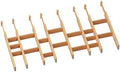 8 Pack Kitchen Drawer Dividers with Inserts, Bamboo Adjustable Drawer