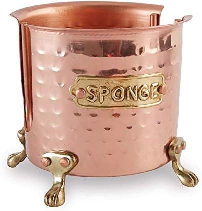 Mud Pie Copper Kitchen Sponge Holder Caddy