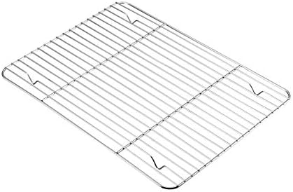 TeamFar Baking Sheet with Cooling Rack Set, 16 x 12 x 1 inch