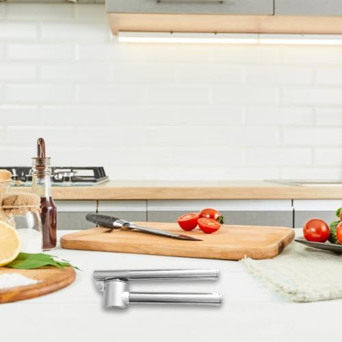 Handheld Stainless Steel Garlic Press
