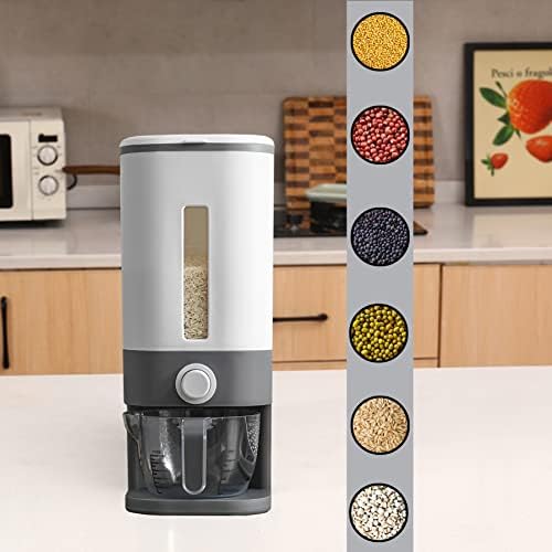 Sooyee 22-25 Lbs Rice Dispenser with Measuring Cup