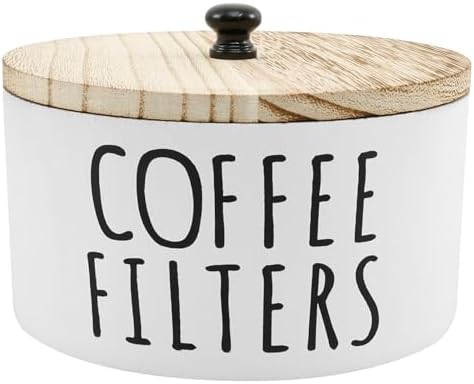 Coffee Filter Holder Coffee Filter Storage Container with Lid