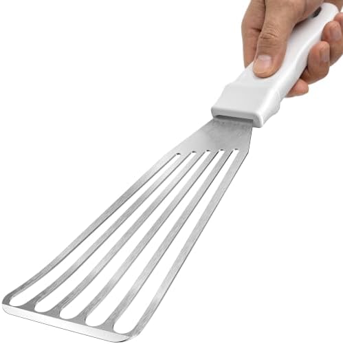 Stock Your Home Fish Spatula, 6"x 3" Blade Stainless Steel Slotted