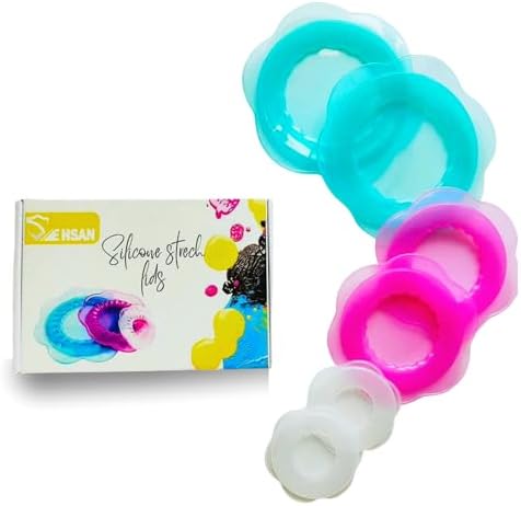 Silicone Stretch Lids, 6-Pack, Reusable