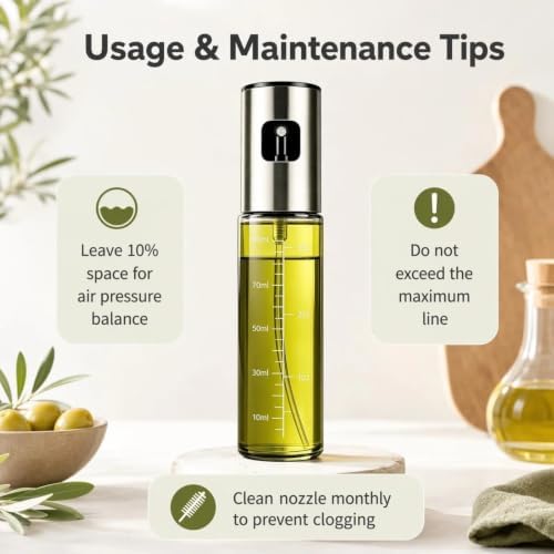 100ml Glass Olive Oil Sprayer