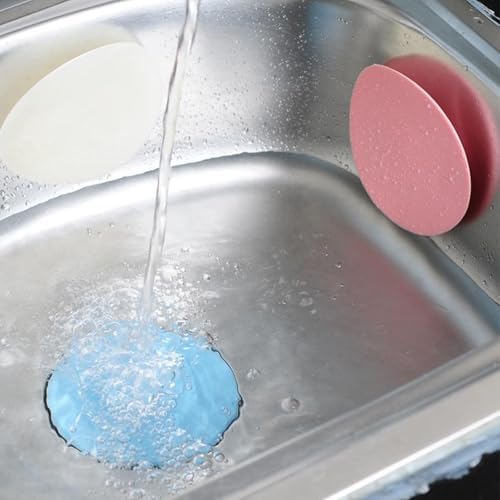 GARVALON 5pcs Silicone Sink Plug Drain Stopper Set, Kitchen and