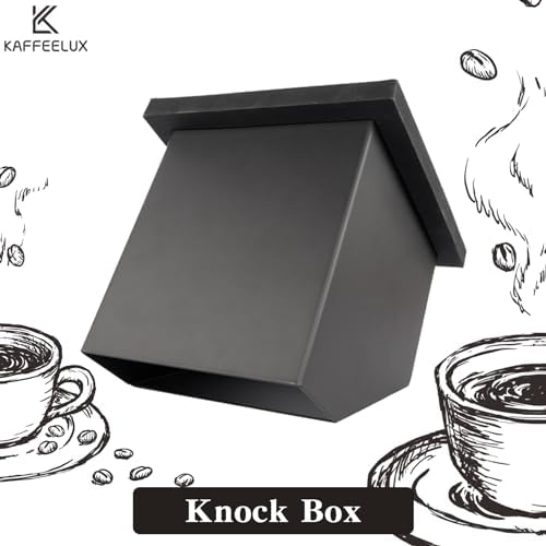 Stainless Steel Espresso Coffee Ground Knock Box Chute, Built-in