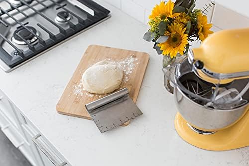 Better Houseware Stainless Steel Pastry Dough Bench (Scraper/Cutter)