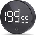 Digital Kitchen Timers, Magnetic Rotary Timer with Large LED Display