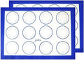 Jenaluca Silicone Baking & Cookie Mats, 2 Pack, 16.5 x 11.6 in