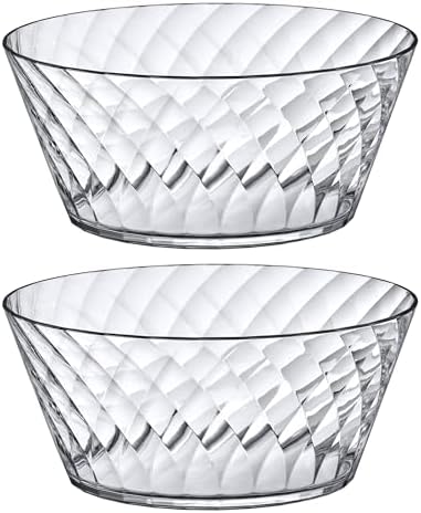 Abby - Bonita - 130-Ounce Plastic Serving Bowls (Set of 2), 10-Inch