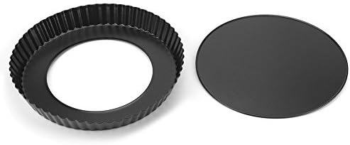 Tart Pan, 9 Inch Non Stick with Removable Loose Bottom Tart Pie Pan