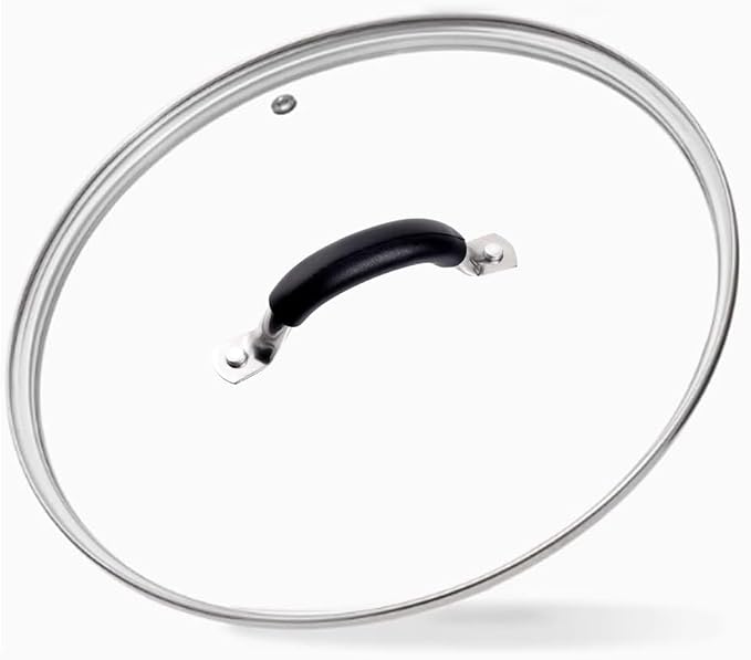 8 Inch Tempered Glass Lid for Lodge 8" Cast Iron Skillets & 2QT Dutch Ovens by Unknown