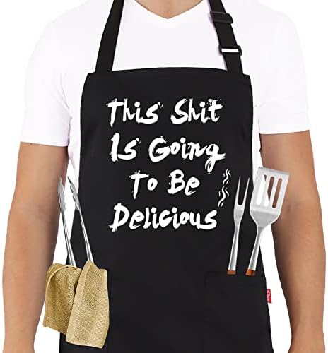 Funny Aprons for Men Dad Husband