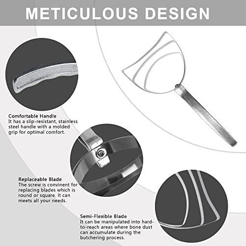 Stainless Steel Meat Bone Dust Scraper Tool for Kitchen