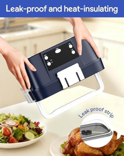 Cordless Electric Lunch Box, 6.7 Cups, 16000mAh