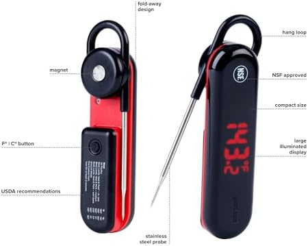 GoodCook Touch Digital Thermometer, Black