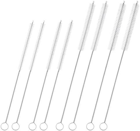 Reusable Straw Cleaner Brush Set - 8PCS Extra Long 12 inch