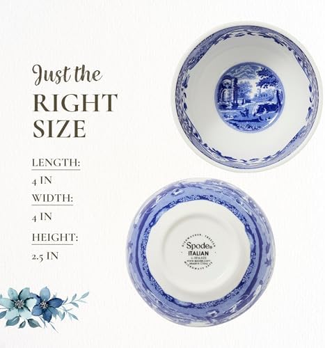 Spode – Blue Italian Blue Italian Dip Bowls – BlueWhite, Set of 4