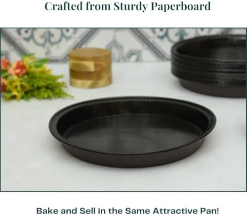 Set of 30 10.25 Inch Round Disposable Quick/Cake Pans – Paperboard