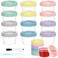 Yomarket 12pcs 2 oz Salad Dressing Container To Go Small Sauce
