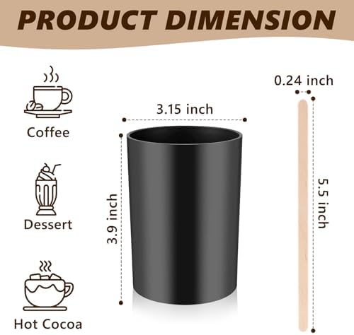 200 PCS Coffee Stirrer and Holder Set Wooden Coffee Stir Sticks