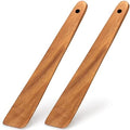Non Toxic Wood Spatula for Cooking Spoon Teak Wooden Utensil Set