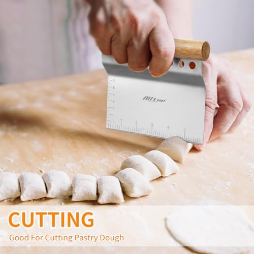ALLTOP Dough Bench Scraper/Cutter/Chopper, 1 Pack