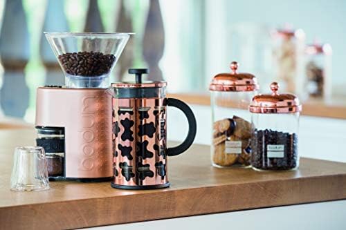 Bodum Chambord Classic Sugar and Creamer Set, 2pcs, Glass, Copper