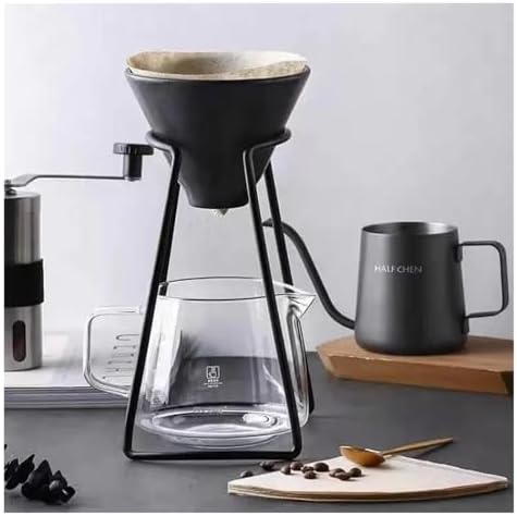Ceramic Pour Over Coffee Set Filter Bracket Filters Dripper Stand