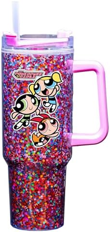 Spoontiques Powerpuff Girls 40oz Acrylic Travel Mug - Double Wall