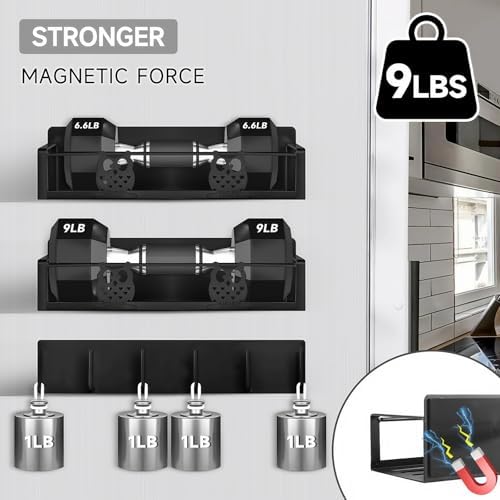 Magnetic Spice Rack for Refrigerator, Kitchen Organizer