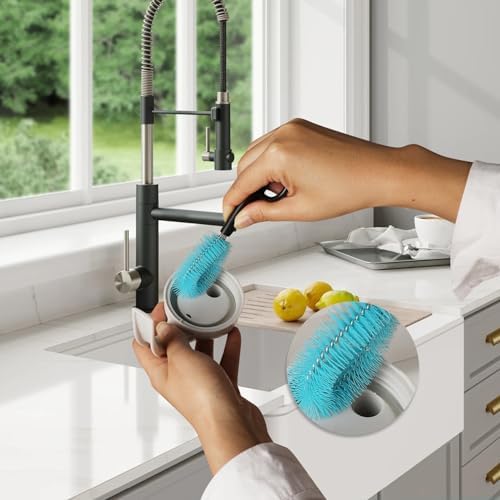 6 Pack Bottle Brush Narrow Neck Cleaning Set, Stainless Steel Cleaner