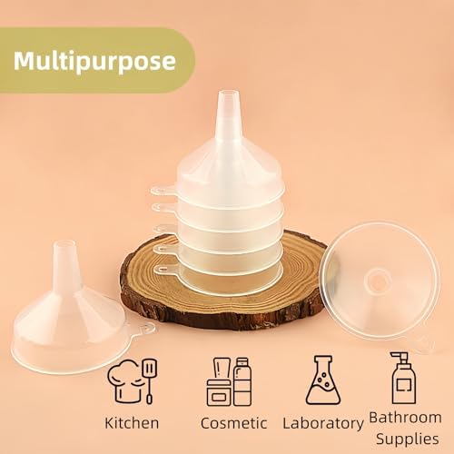 Small Funnel for Water Bottles, Protein Powder, Pack of 4