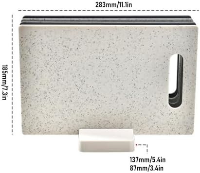 Colorful 4PCS Kitchen Cutting Board Set with Non Slip Stand for Meat