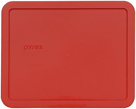 Pyrex 7212 11-Cup Glass Dish with Red Lids, 4-Pack