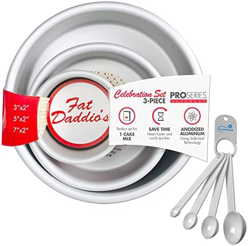 Lumintrail Fat Daddios Anodized Aluminum Round Cake Pan Celebration