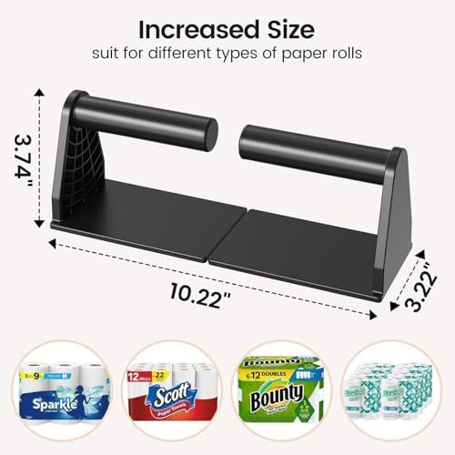 Magnetic Adjustable Paper Towel Holder, No-Drill