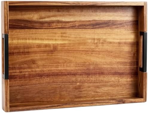 Joy&Grace Large Ottoman Tray for Living Room and Coffee Table