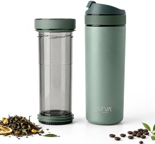 VIVA Recharge Tea Tumbler with Infuser, 16 oz