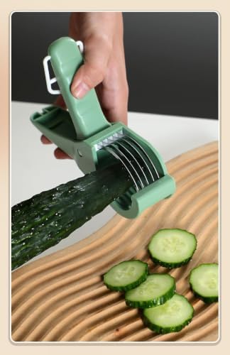 Stainless Steel Fruit Vegetable Slicer, Multifunctional Manual Apple