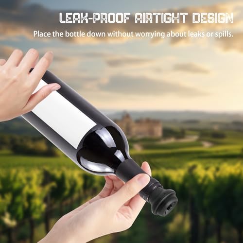 52 Pcs Wine Stopper Vacuum Pump Sealer Silicone Saver Resealable