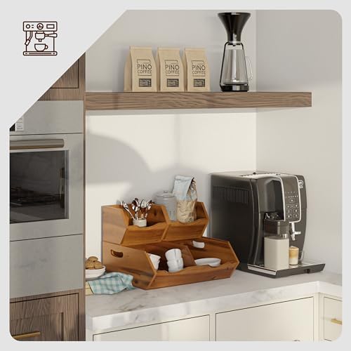 Tidita Potato & Onion Storage Bin, Stackable Pantry Bins