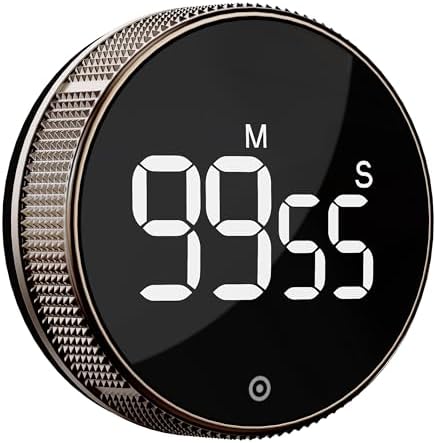 BlueSnail Digital Kitchen Timer, Guncolor