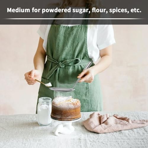 Newness Fine Mesh Skimmer Spoon, Professional 304 Stainless Steel Hot