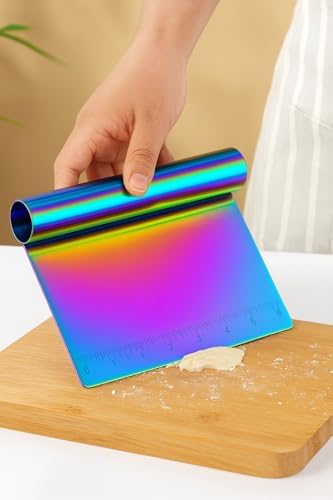 Metal Cake Scraper & Pastry Cutter – Multi-Purpose Stainless Steel