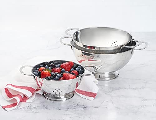 Le Creuset Set of 3 Stackable Colanders